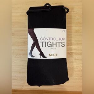 Mixit Black Opaque Tights